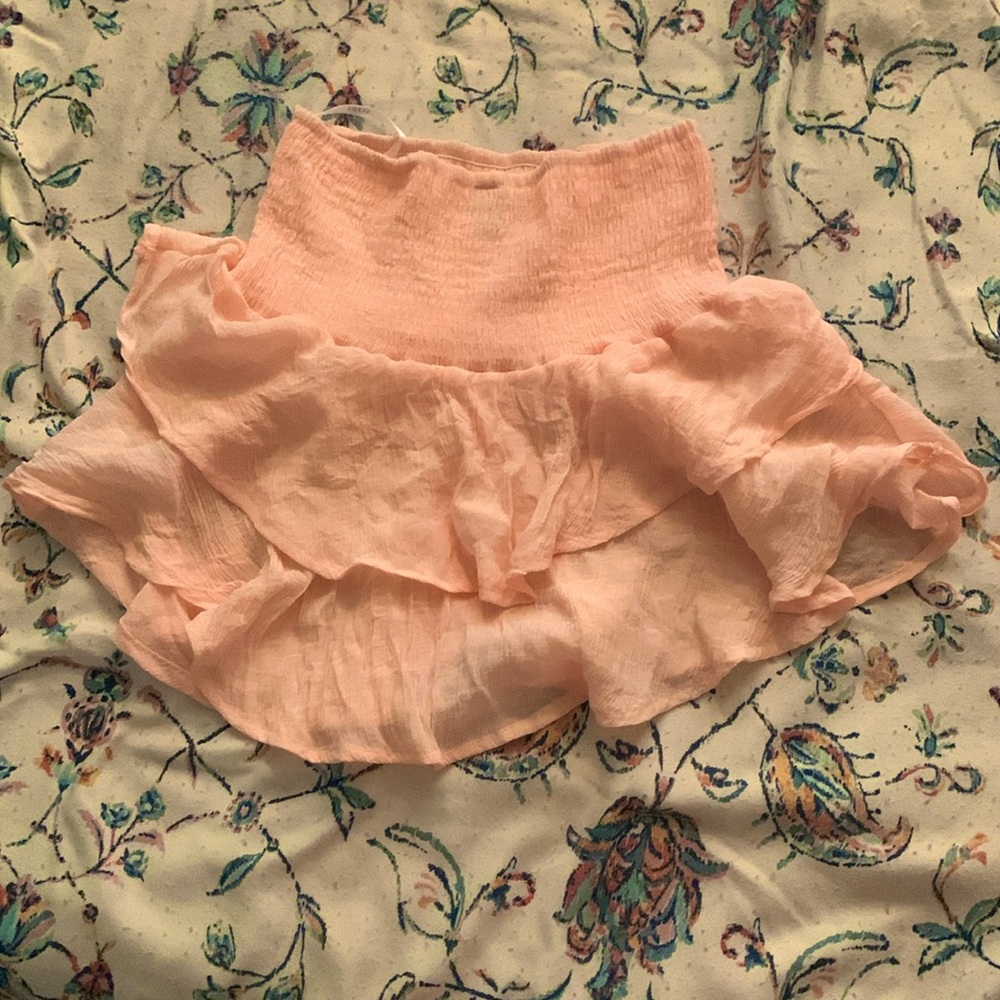 Pink Ruffle skirt